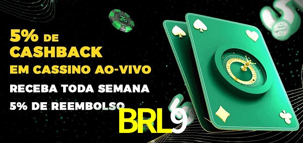 Promoções do cassino ao Vivo BRL9